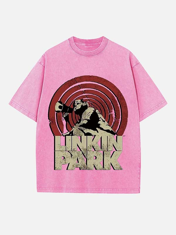 Linkin Park Print Round Neck T-shirt