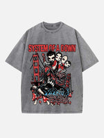 System of a Down Print Round Neck T-shirt