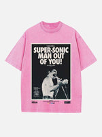 Queen Print Round Neck T-shirt