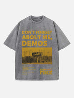 Dominic Fike Print Round Neck T-shirt