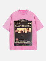 The Cranberries Print Round Neck T-shirt