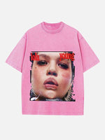 Lola Young Print Round Neck T-shirt