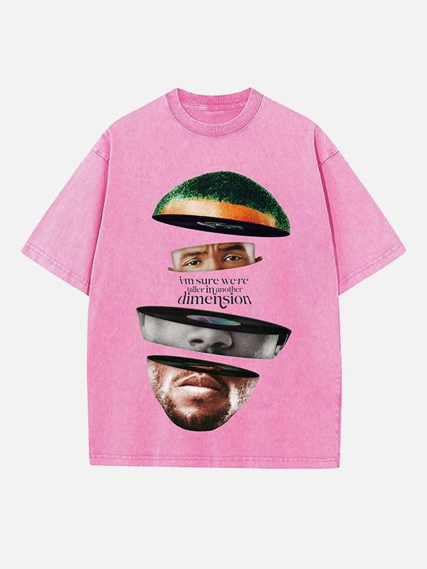 Frank Ocean Print Round Neck T-shirt