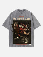 System of a Down Print Round Neck T-shirt