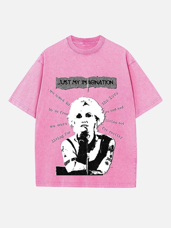 The Cranberries Print Round Neck T-shirt