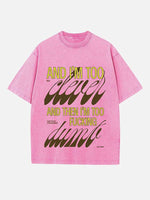 Lola Young Print Round Neck T-shirt