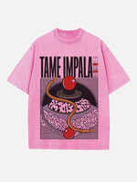Tame Impala Print Round Neck T-shirt