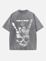 Linkin Park Print Round Neck T-shirt