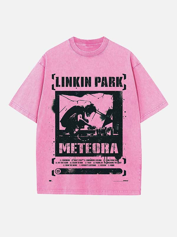 Linkin Park Print Round Neck T-shirt