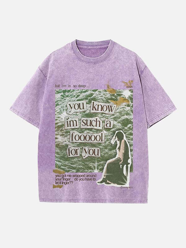 The Cranberries Print Round Neck T-shirt