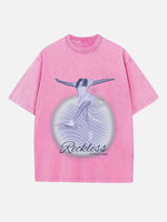 Madison Beer Print Round Neck T-shirt