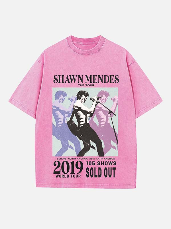 Shawn Mendes Print Round Neck T-shirt