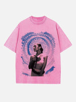 Olivia Dean Print Round Neck T-shirt