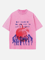 The Cranberries Print Round Neck T-shirt