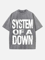 System of a Down Print Round Neck T-shirt