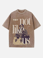 Kendrick Lamar Print Round Neck T-shirt