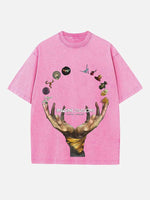 Imagine Dragons Print Round Neck T-shirt