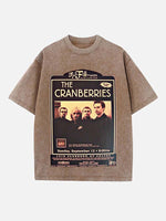 The Cranberries Print Round Neck T-shirt
