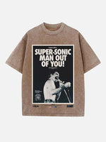 Queen Print Round Neck T-shirt