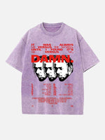 Kendrick Lamar Print Round Neck T-shirt