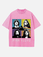 Pink Floyd Print Round Neck T-shirt
