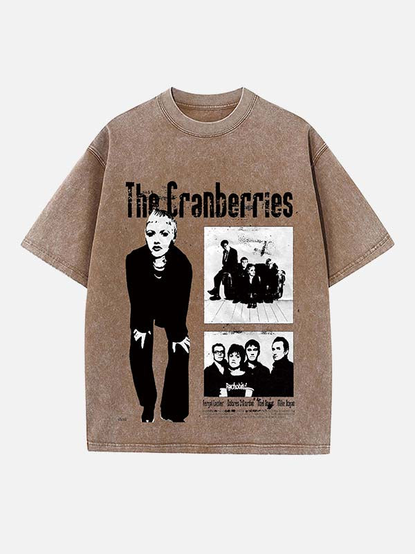 The Cranberries Print Round Neck T-shirt