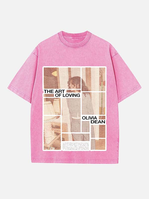 Olivia Dean Print Round Neck T-shirt