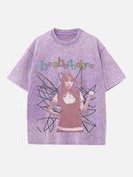 Beabadoobee Print Round Neck T-shirt