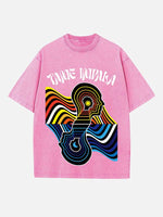 Tame Impala Print Round Neck T-shirt