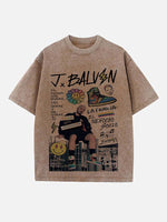 J Balvin Print Round Neck T-shirt