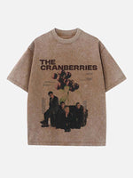 The Cranberries Print Round Neck T-shirt