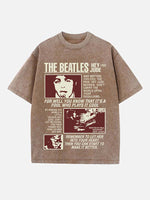 The Beatles Print Round Neck T-shirt