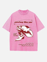 Taylor Swift Print Round Neck T-shirt