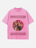 Olivia Dean Print Round Neck T-shirt