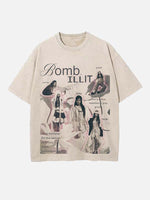 ILLIT Print Round Neck T-shirt