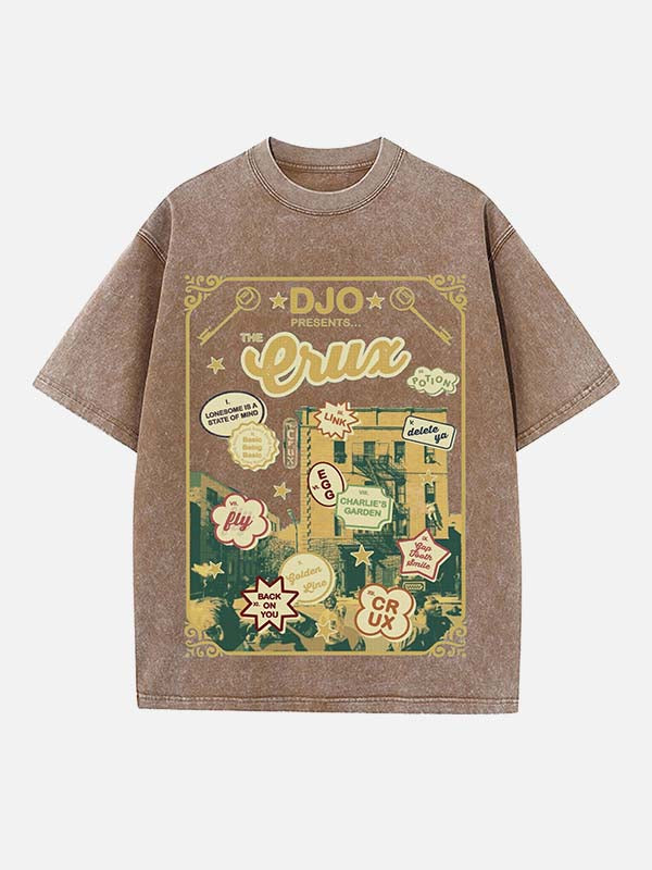 Djo Print Round Neck T-shirt