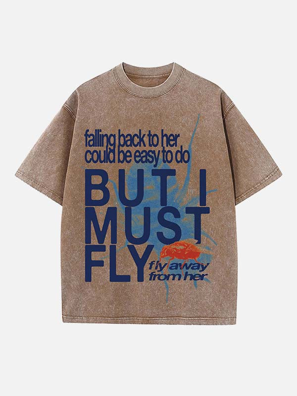 Djo Print Round Neck T-shirt