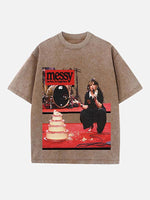 Lola Young Print Round Neck T-shirt