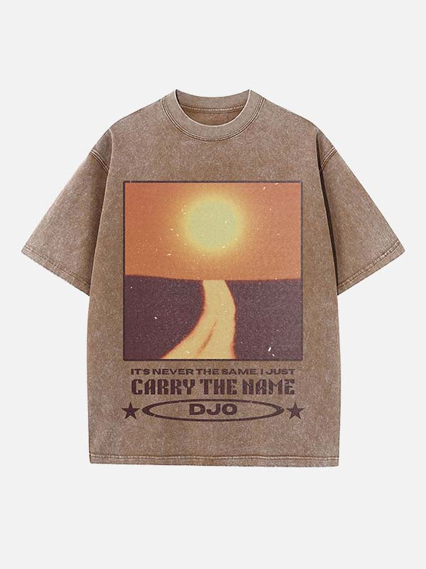 Djo Print Round Neck T-shirt