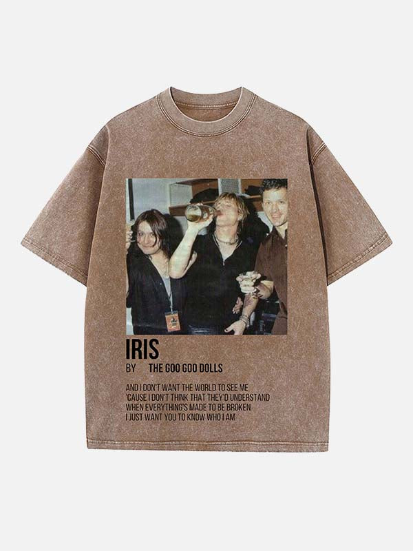 The Goo Goo Dolls Print Round Neck T-shirt