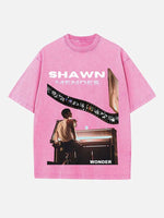 Shawn Mendes Print Round Neck T-shirt