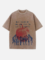 The Cranberries Print Round Neck T-shirt