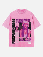 PinkPantheress Print Round Neck T-shirt