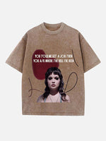 Lola Young Print Round Neck T-shirt