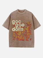The Goo Goo Dolls Print Round Neck T-shirt