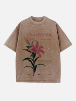 Olivia Dean Print Round Neck T-shirt