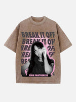 PinkPantheress Print Round Neck T-shirt