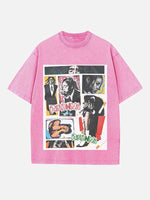 Rihanna Print Round Neck T-shirt