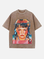 Lola Young Print Round Neck T-shirt