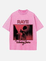 Raye Print Round Neck T-shirt